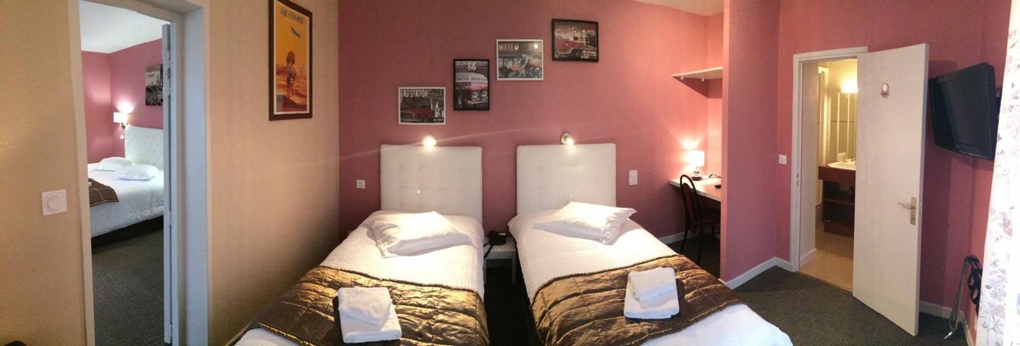 Hotel De L'Aviation La Bourboule Oda fotoğraf